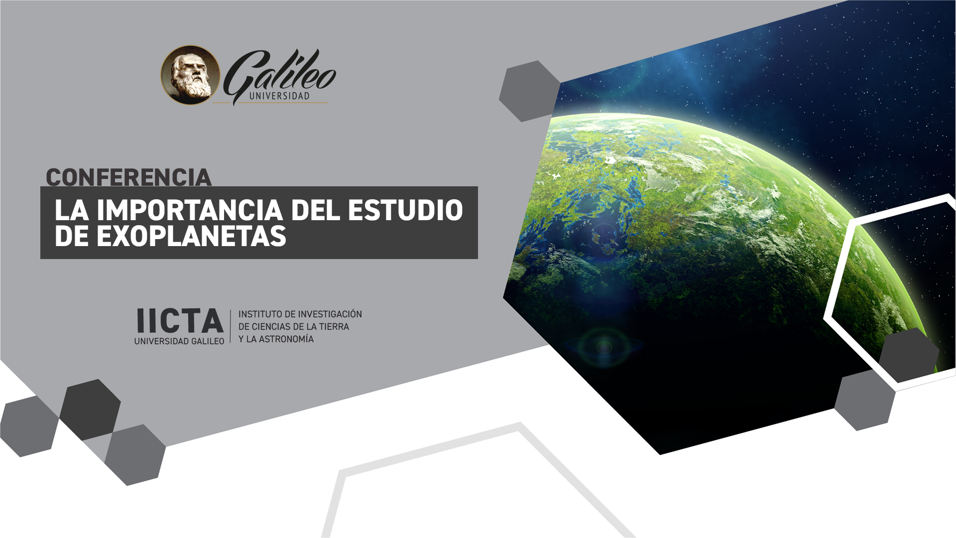 Conferencia  “Conferencia “La importancia del estudio de exoplanetas”